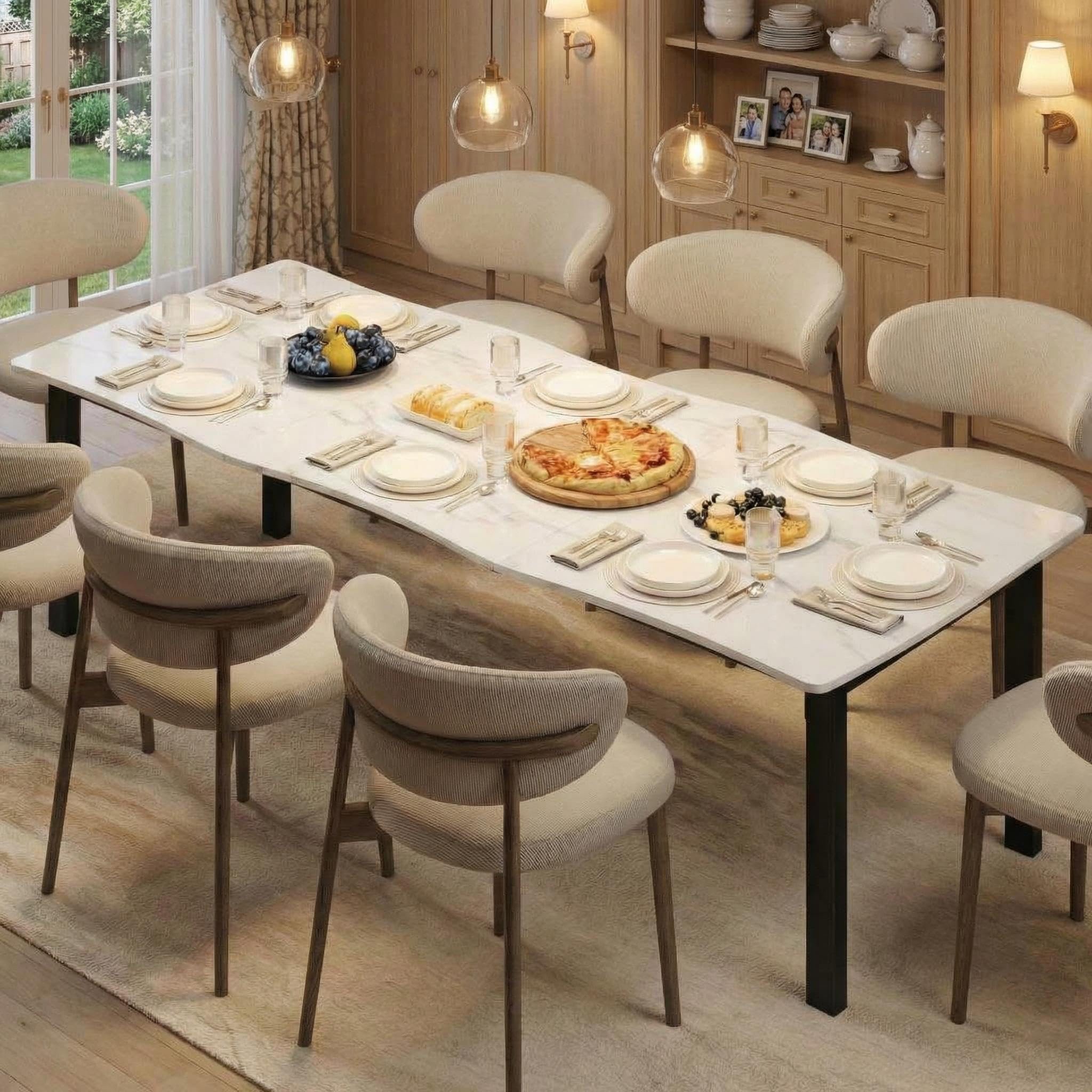 Latitude Run® 70.9" Dining Table for 6-8, Rustic Rectangular Kitchen